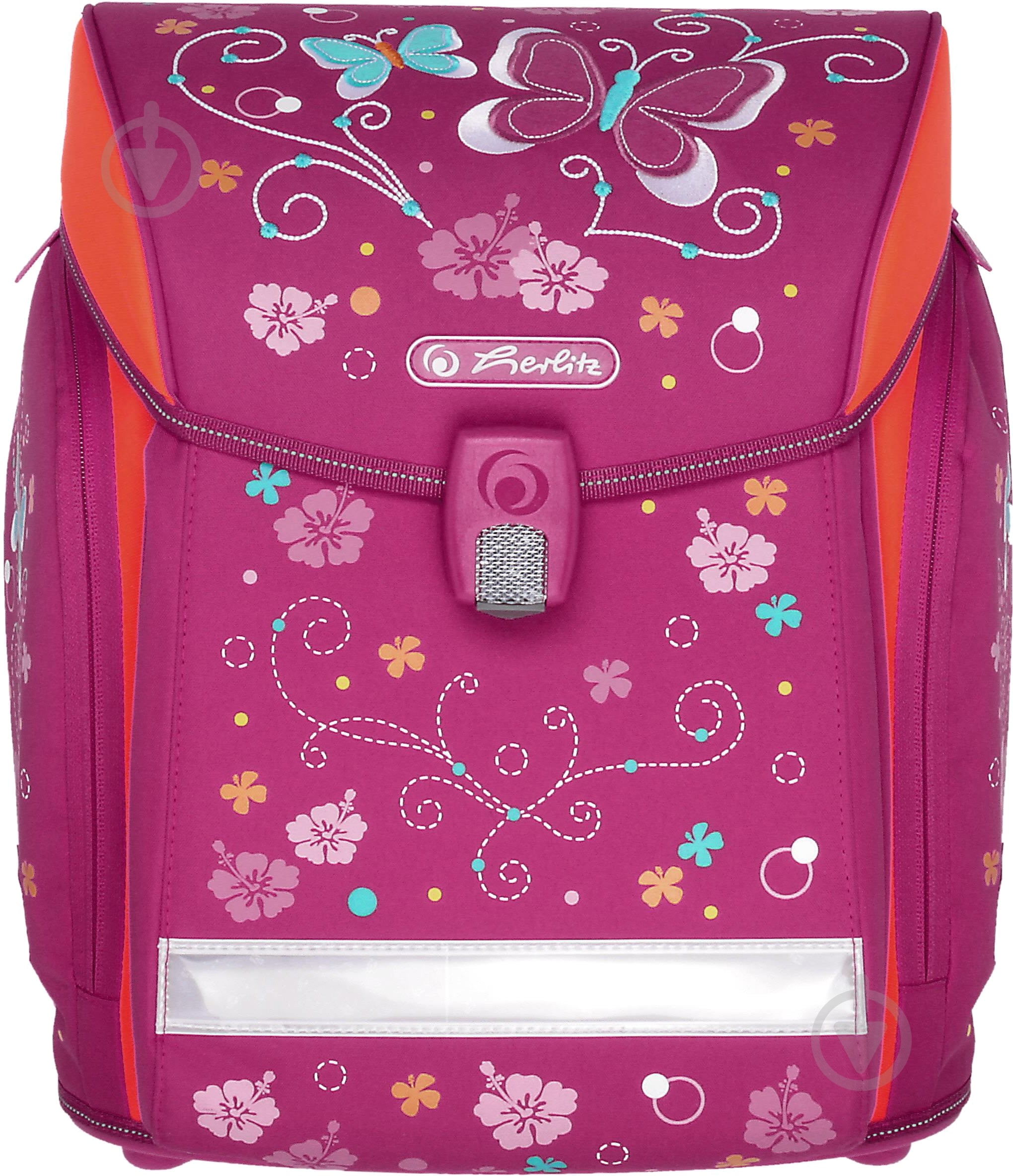 Рюкзак каркасный Herlitz Midi Butterfly Pink - фото 3