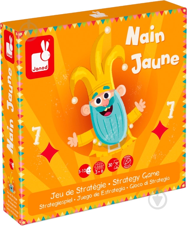 Игра настольная Janod Желтый гном J02747 - фото 2