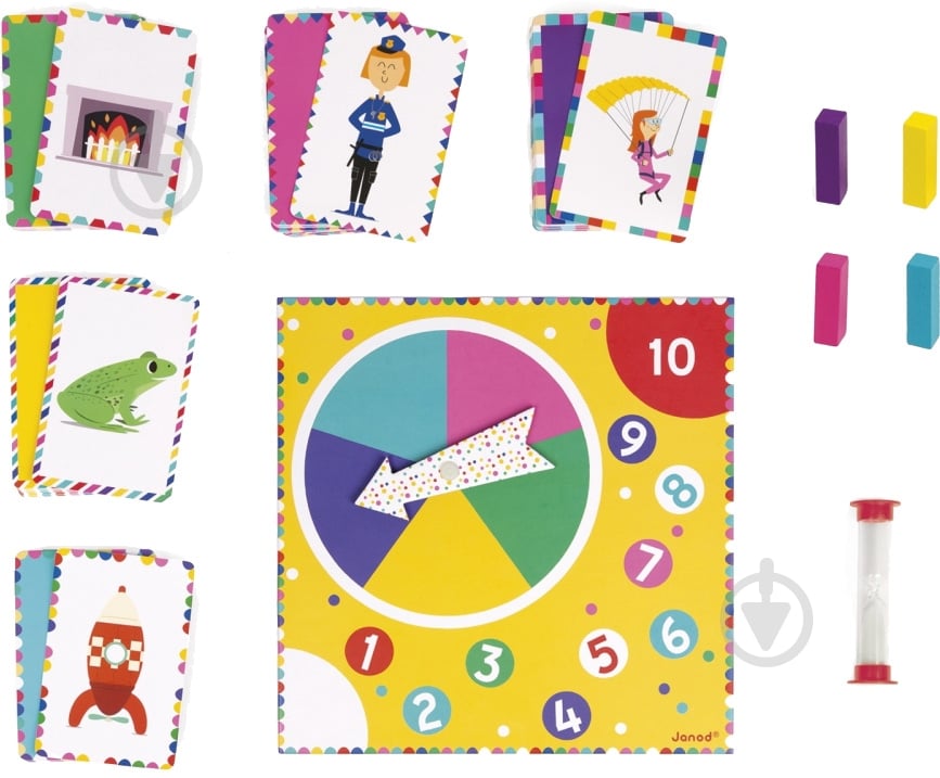 Игра настольная Janod Мастер мимики J02751 - фото 2