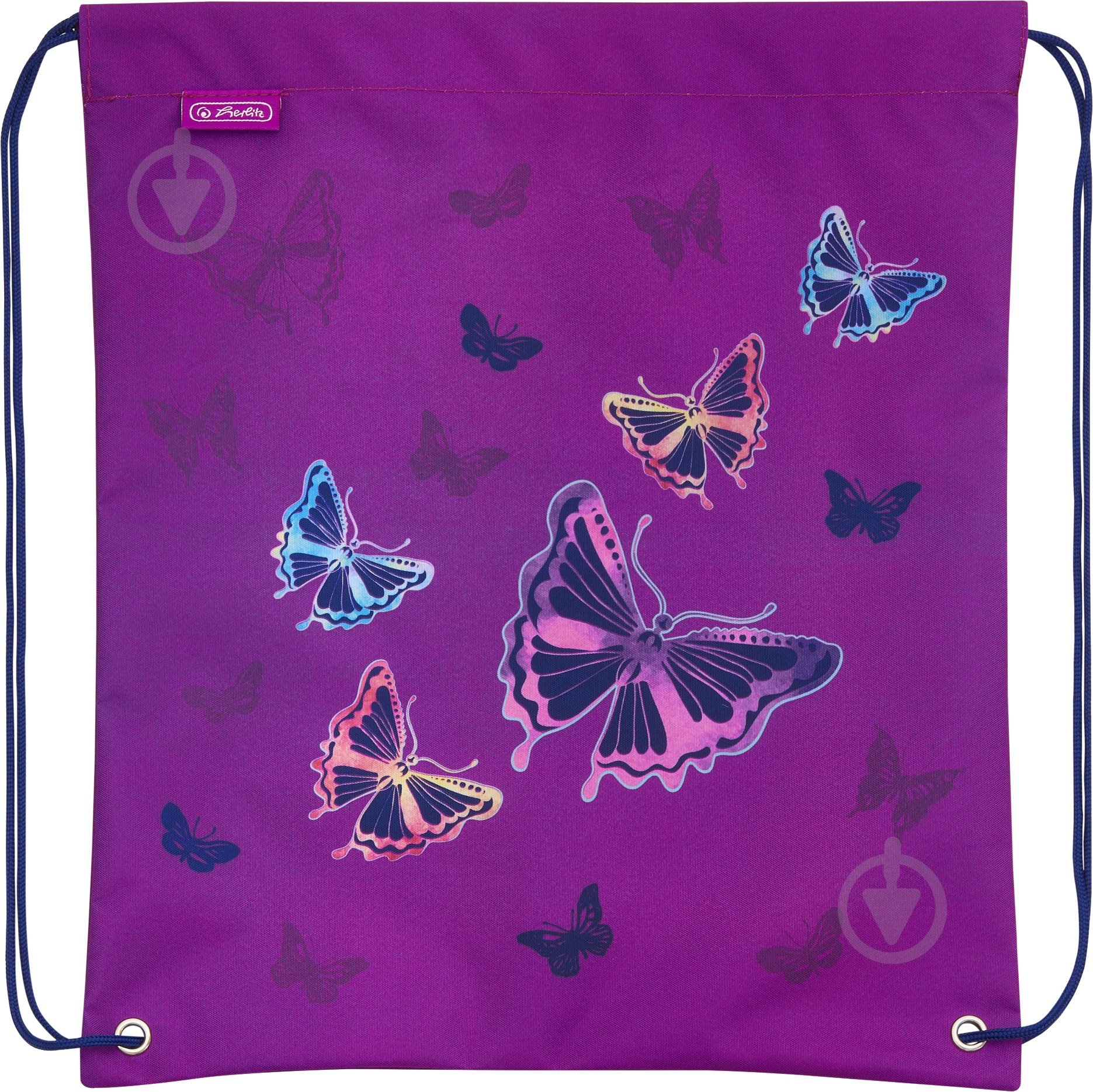 Ранец школьный Herlitz укомплектованный Loop Plus Butterfly Glitter Бабочки (50020485) - фото 8 Ранец школьный Herlitz укомплектованный Loop Plus Butterfly Glitter Бабочки (50020485) - фото 8