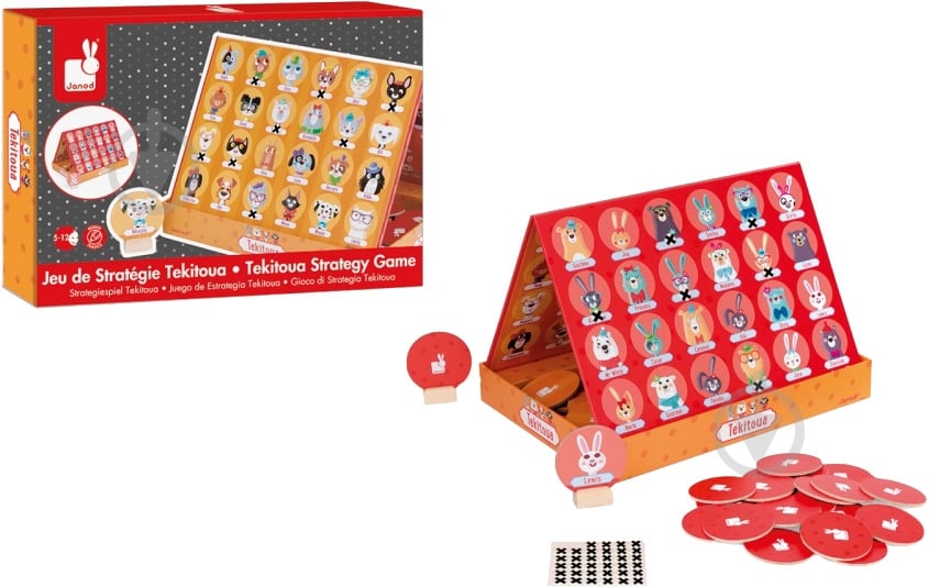 Игра настольная Janod Strategy game Tekitoua J02749 - фото 2 Игра настольная Janod Strategy game Tekitoua J02749 - фото 2