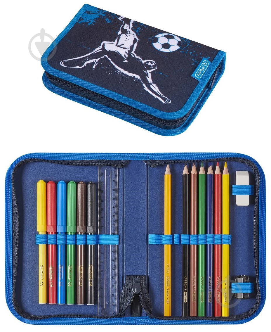 Рюкзак каркасный Herlitz Loop Plus Kick It Футбол - фото 10