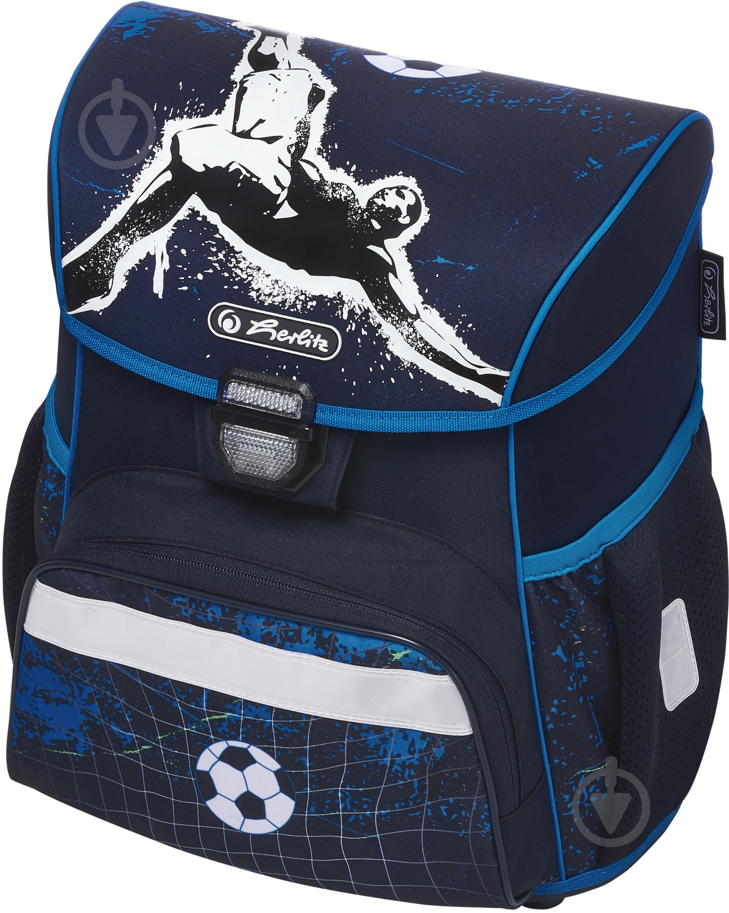 Рюкзак каркасный Herlitz Loop Plus Kick It Футбол - фото 2