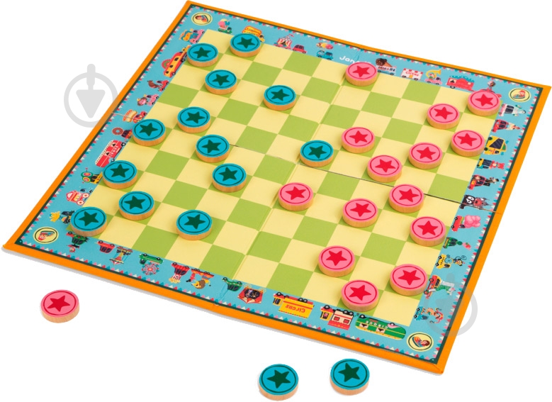 Игра настольная Janod Carousel Шашки J02746 - фото 2