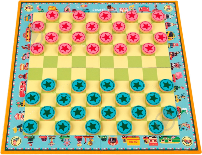 Игра настольная Janod Carousel Шашки J02746 - фото 3