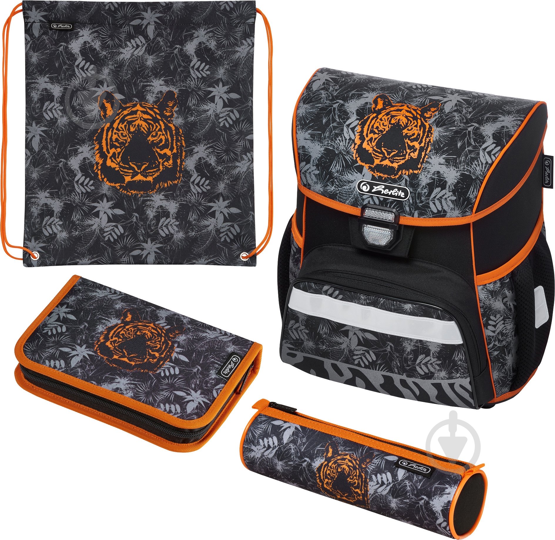 Рюкзак каркасный Herlitz Loop Plus Tiger - фото 1