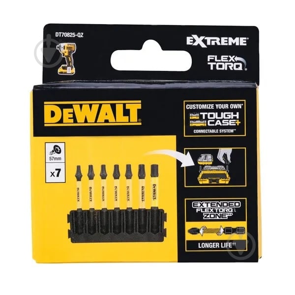 Набор бит DeWalt FlexTorq 8 шт. DT70825 - фото 2