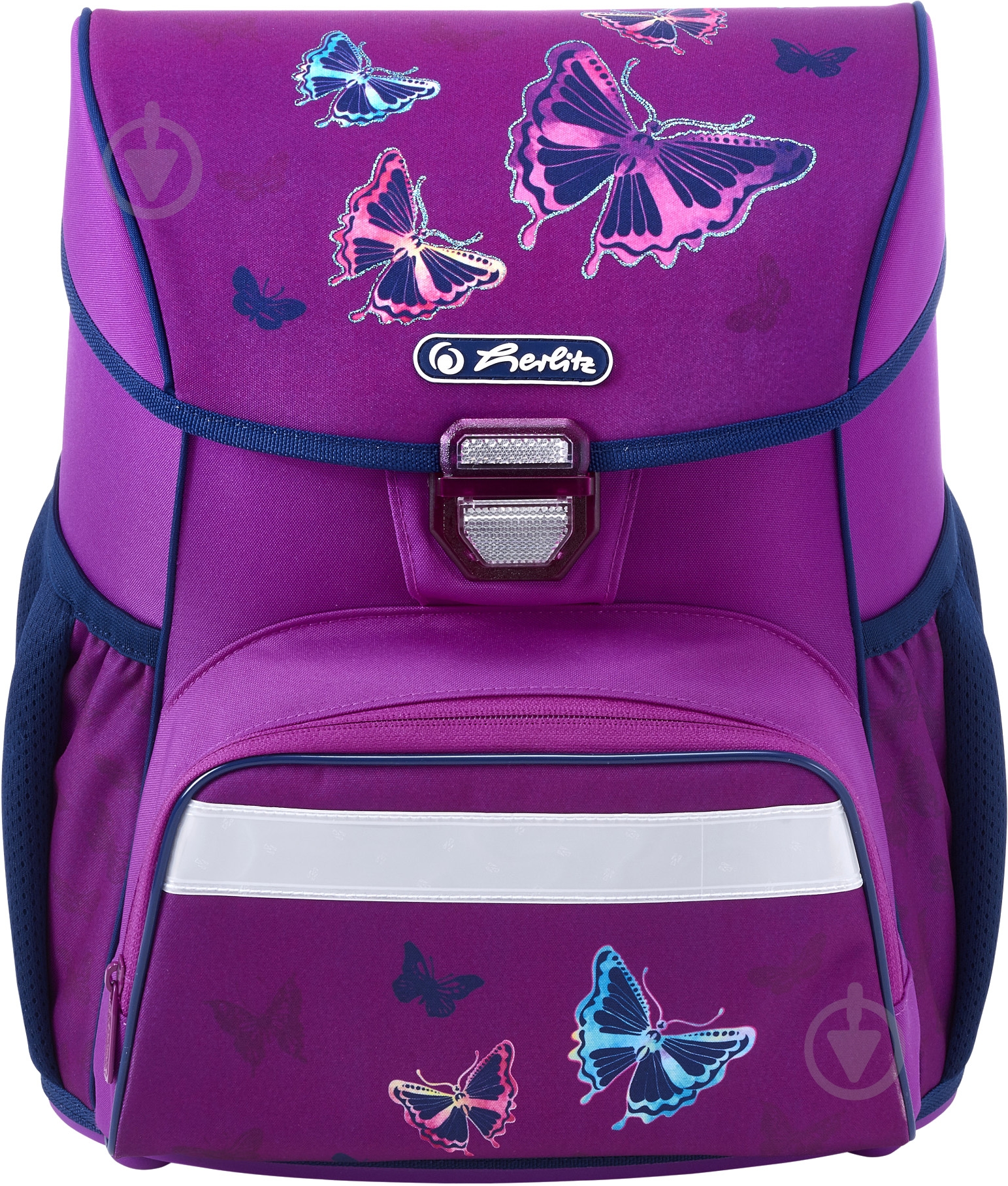 Рюкзак каркасний Herlitz Loop Butterfly Glitter - фото 1