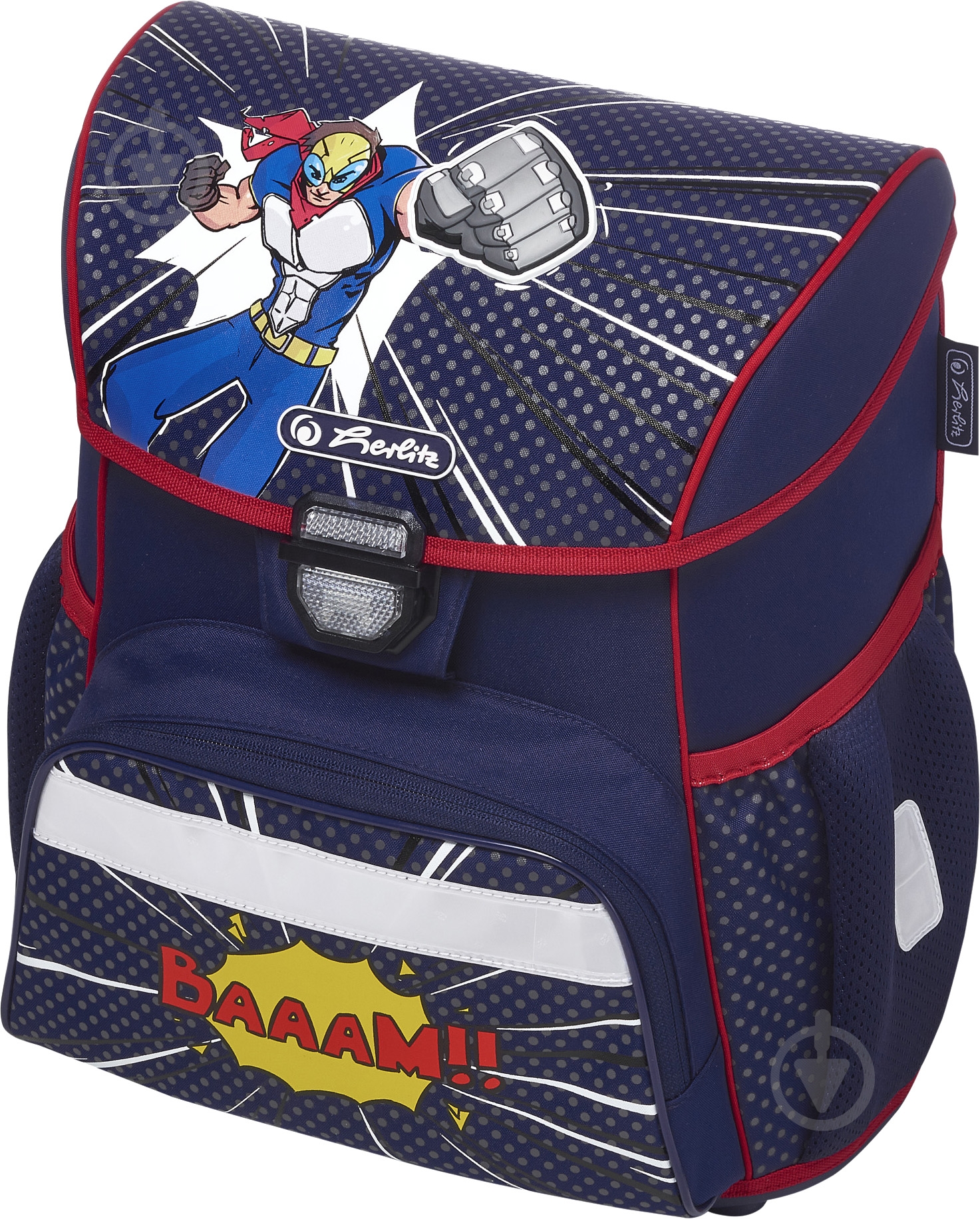 Рюкзак каркасный Herlitz Loop Super Hero - фото 1