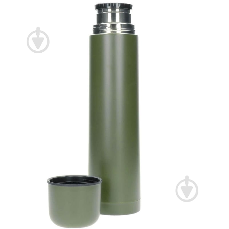 Термос туристический Mil-Tec 1 л оливковый - фото 3