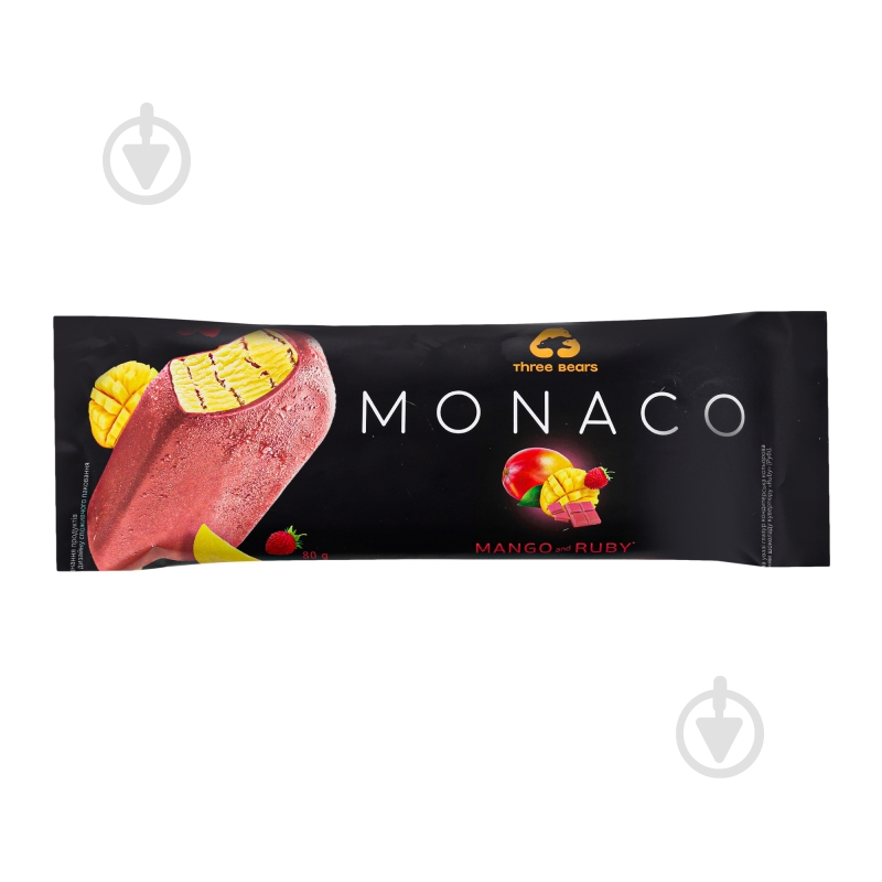 Мороженое Три Ведмеді Monaco манго-земляника-руби 75 г - фото 2 Мороженое Три Ведмеді Monaco манго-земляника-руби 75 г - фото 2
