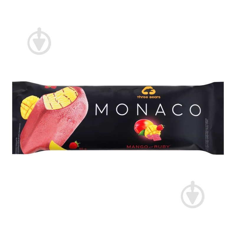 Мороженое Три Ведмеді Monaco манго-земляника-руби 75 г - фото 4 Мороженое Три Ведмеді Monaco манго-земляника-руби 75 г - фото 4