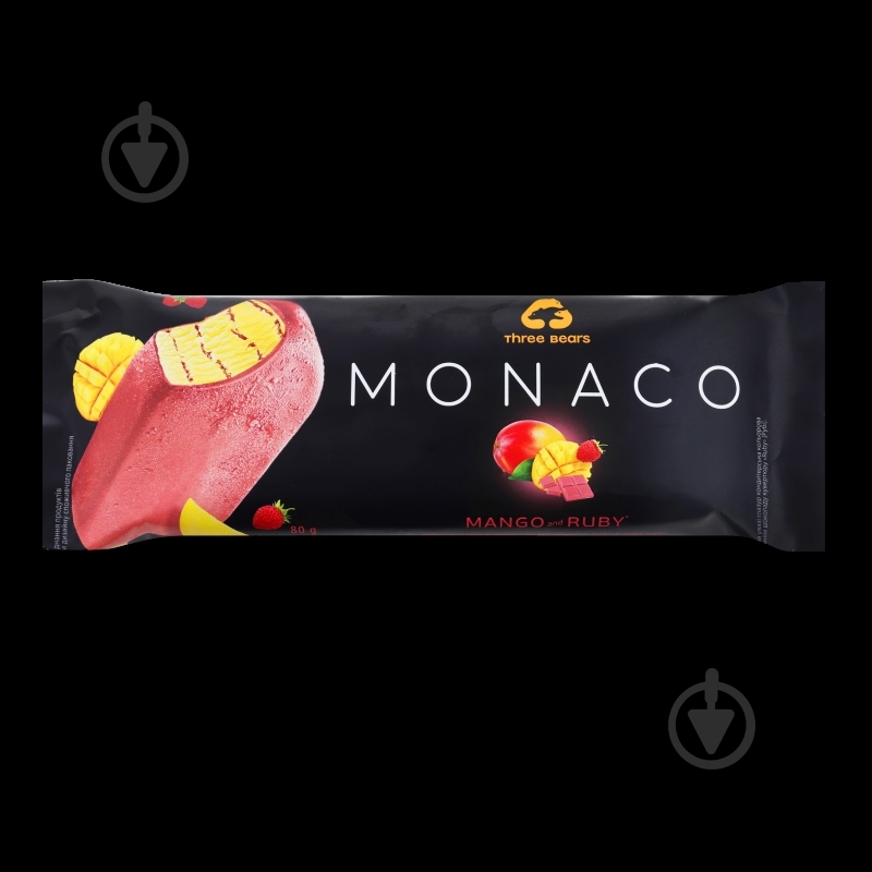 Мороженое Три Ведмеді Monaco манго-земляника-руби 75 г - фото 6 Мороженое Три Ведмеді Monaco манго-земляника-руби 75 г - фото 6