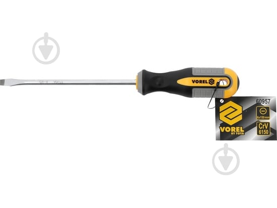 Отвертка Vorel SL6 x 150 мм 60957 - фото 3