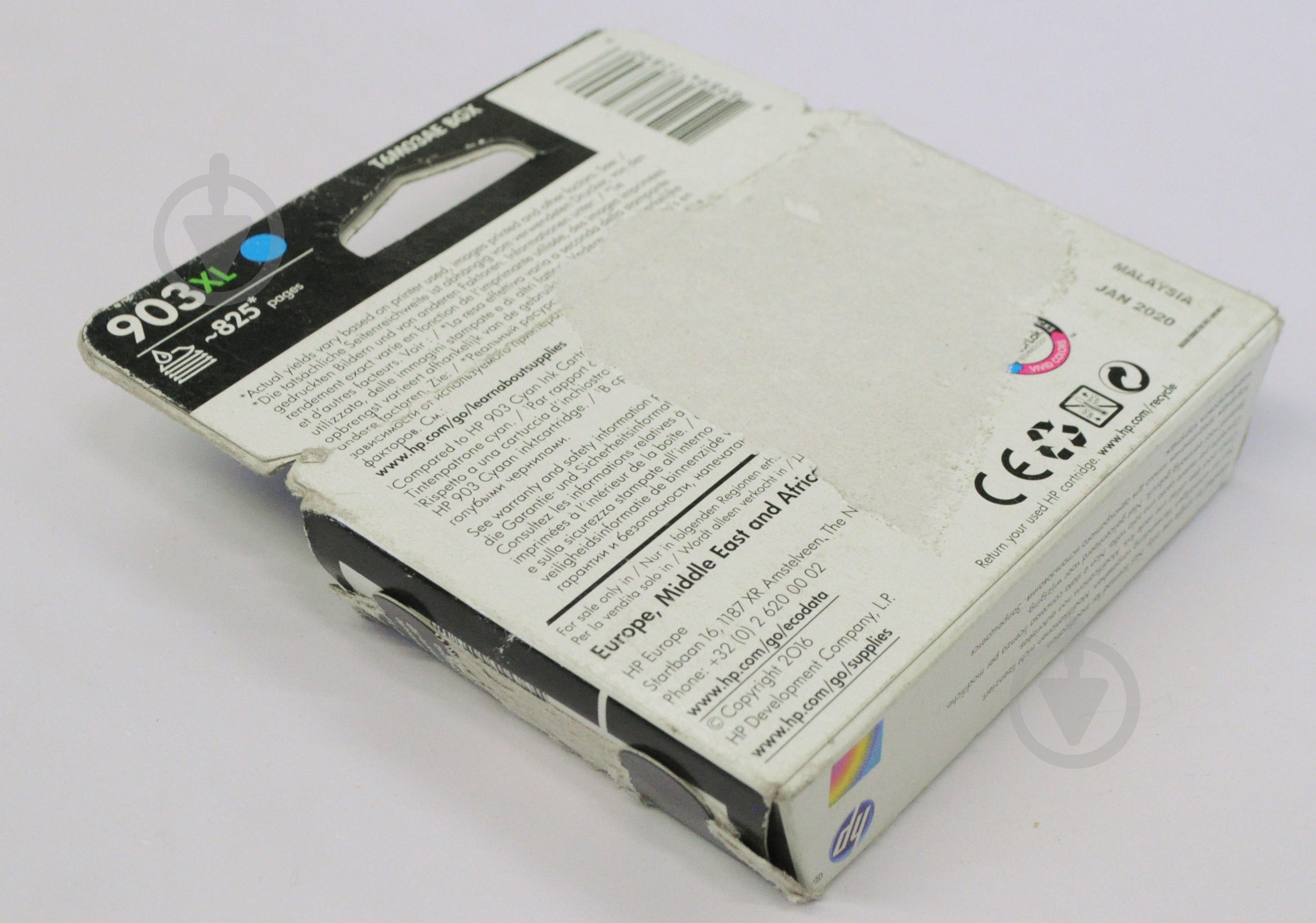 УЦЕНКА! Картридж HP 903XL cyan (УЦ №158) - фото 3 УЦЕНКА! Картридж HP 903XL cyan (УЦ №158) - фото 3