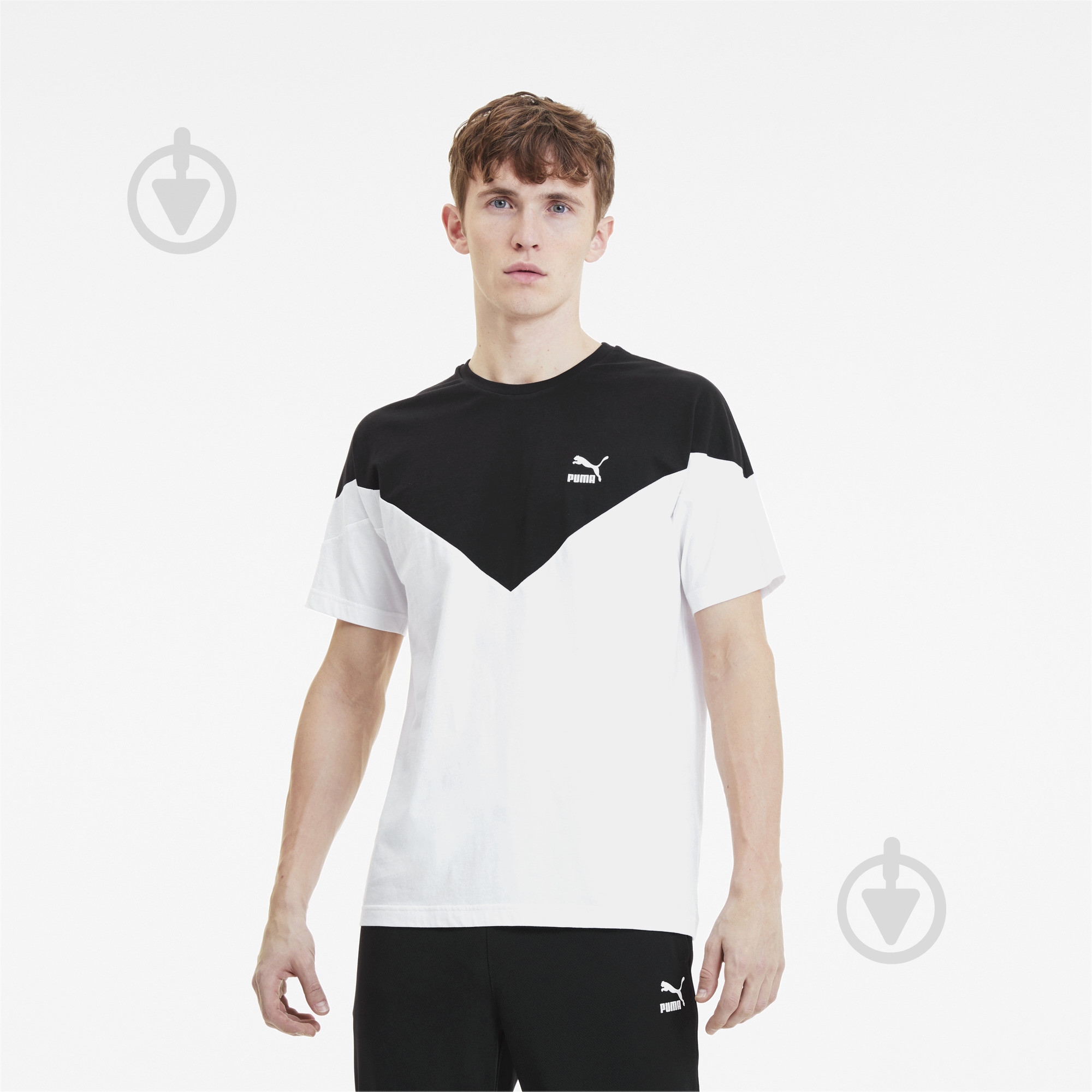 Футболка Puma Iconic MCS Tee 59644402 р.2XL белый - фото 1