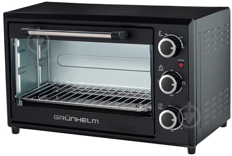 Электрическая печь Grunhelm GN28AВ (чорний) 28л - фото 1 Электрическая печь Grunhelm GN28AВ (чорний) 28л - фото 1