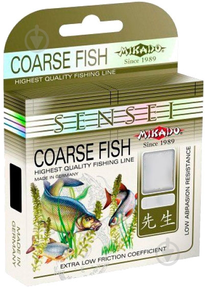 Леска Mikado 30м 0,2мм 5,8кг Sensei Coarse Fish - фото 1 Леска Mikado 30м 0,2мм 5,8кг Sensei Coarse Fish - фото 1
