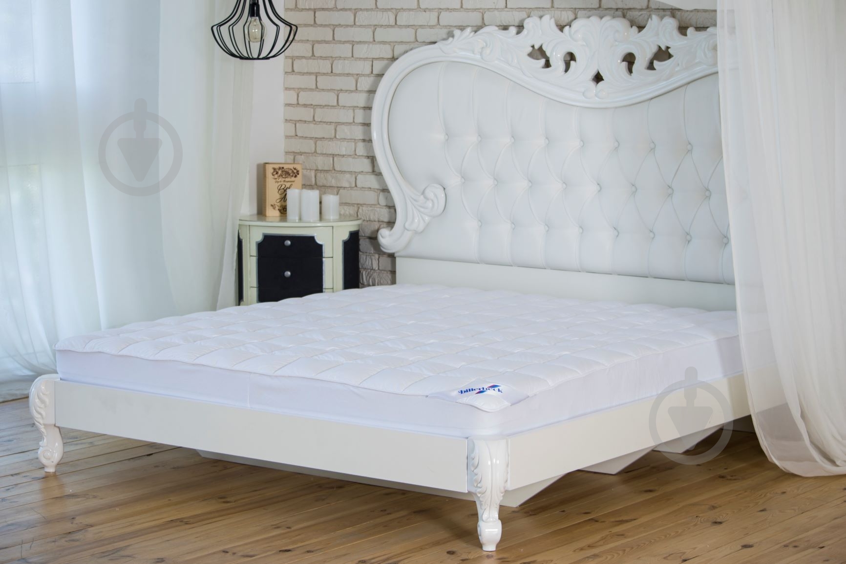 Наматрасник Billerbeck Махровый белый 140x200 см - фото 2