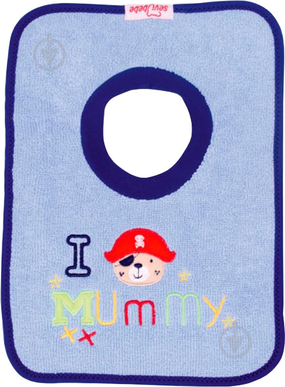 Слинявчик Sevi Bebe 18 синій - фото 1