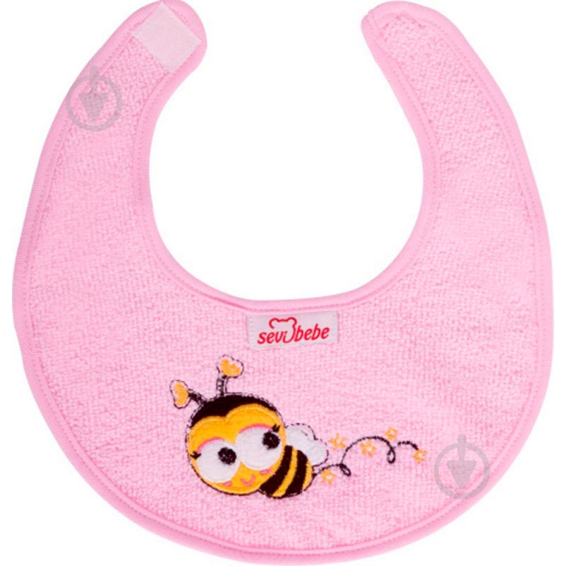 Слюнявчик Sevi Bebe 21 розовый - фото 1 Слюнявчик Sevi Bebe 21 розовый - фото 1