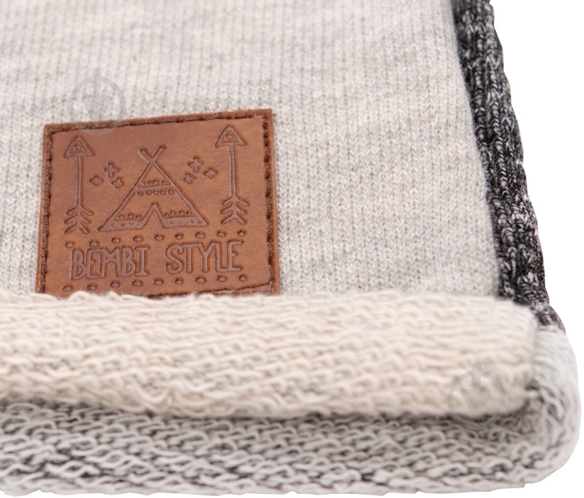 Шапочка Bembi ШП87 р.53 серый 25087012229.XX0 - фото 2