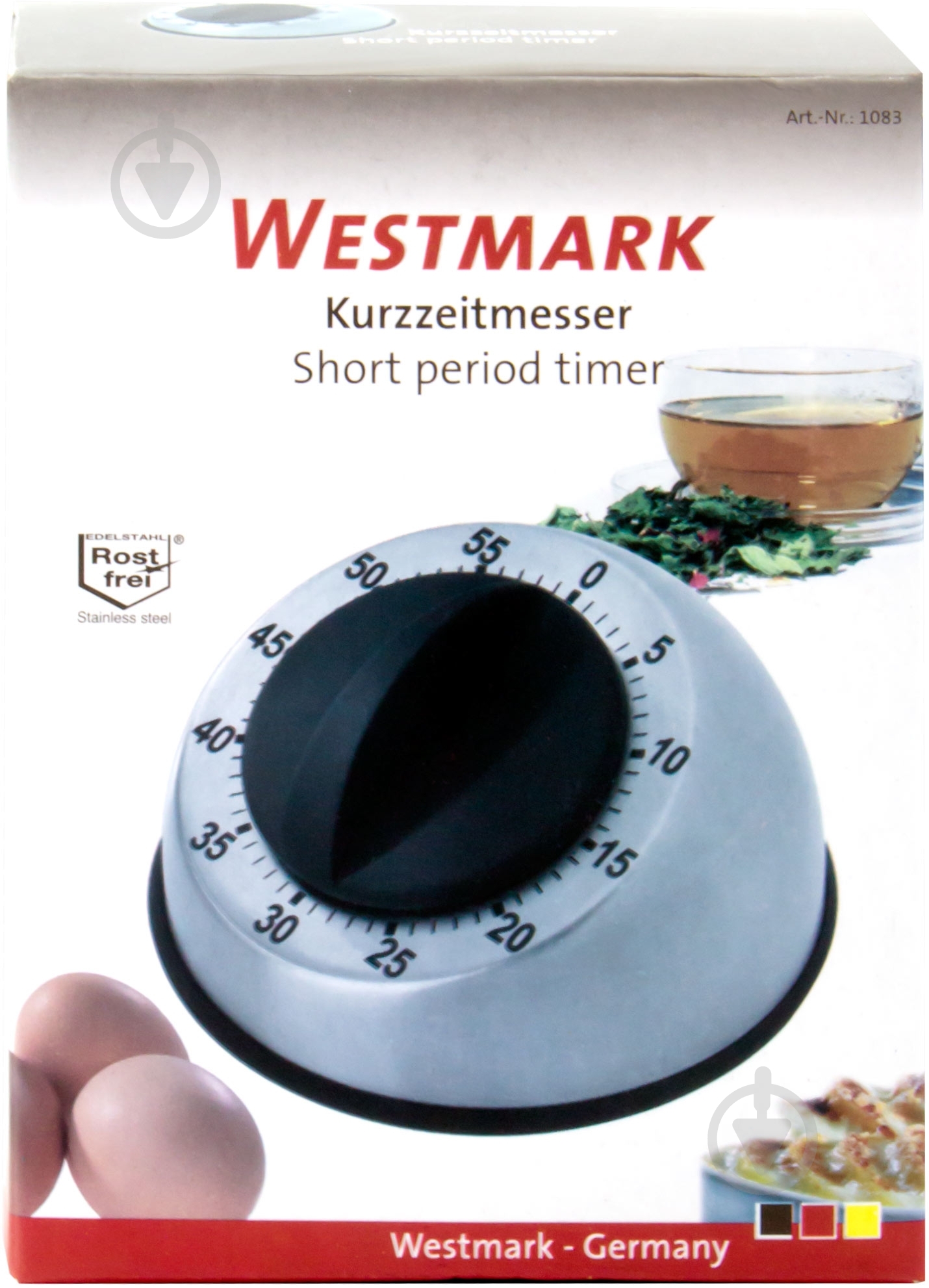 Таймер Westmark механический для кухни 1083-2260 - фото 3 Таймер Westmark механический для кухни 1083-2260 - фото 3