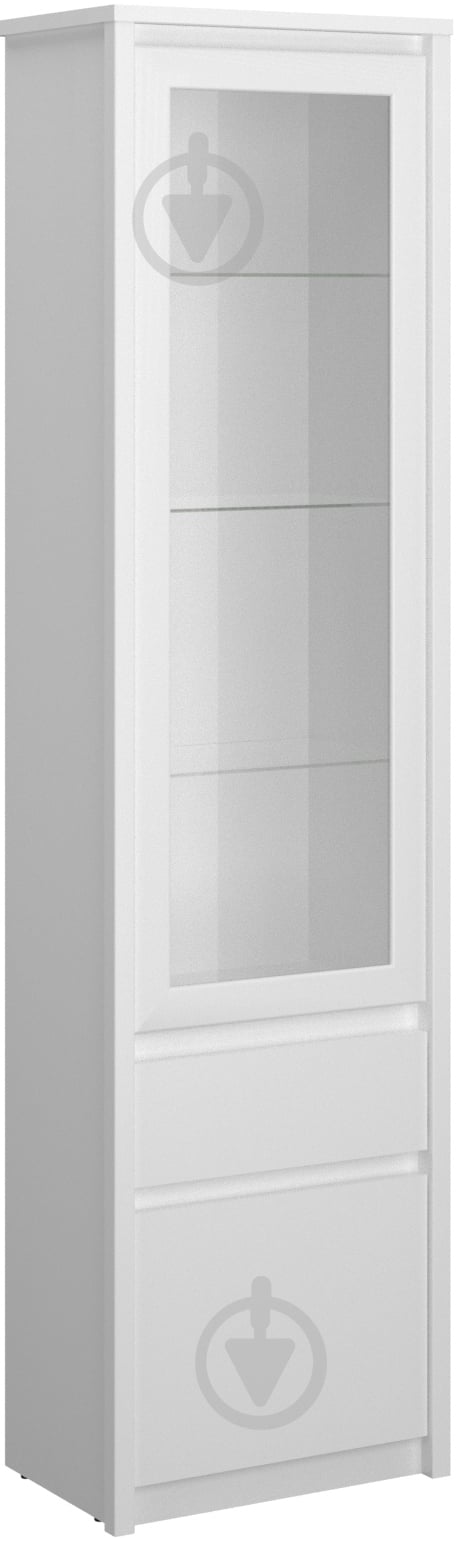 Витрина Erden 2105х555х360 мм белый матовый / белый матовый - фото 1