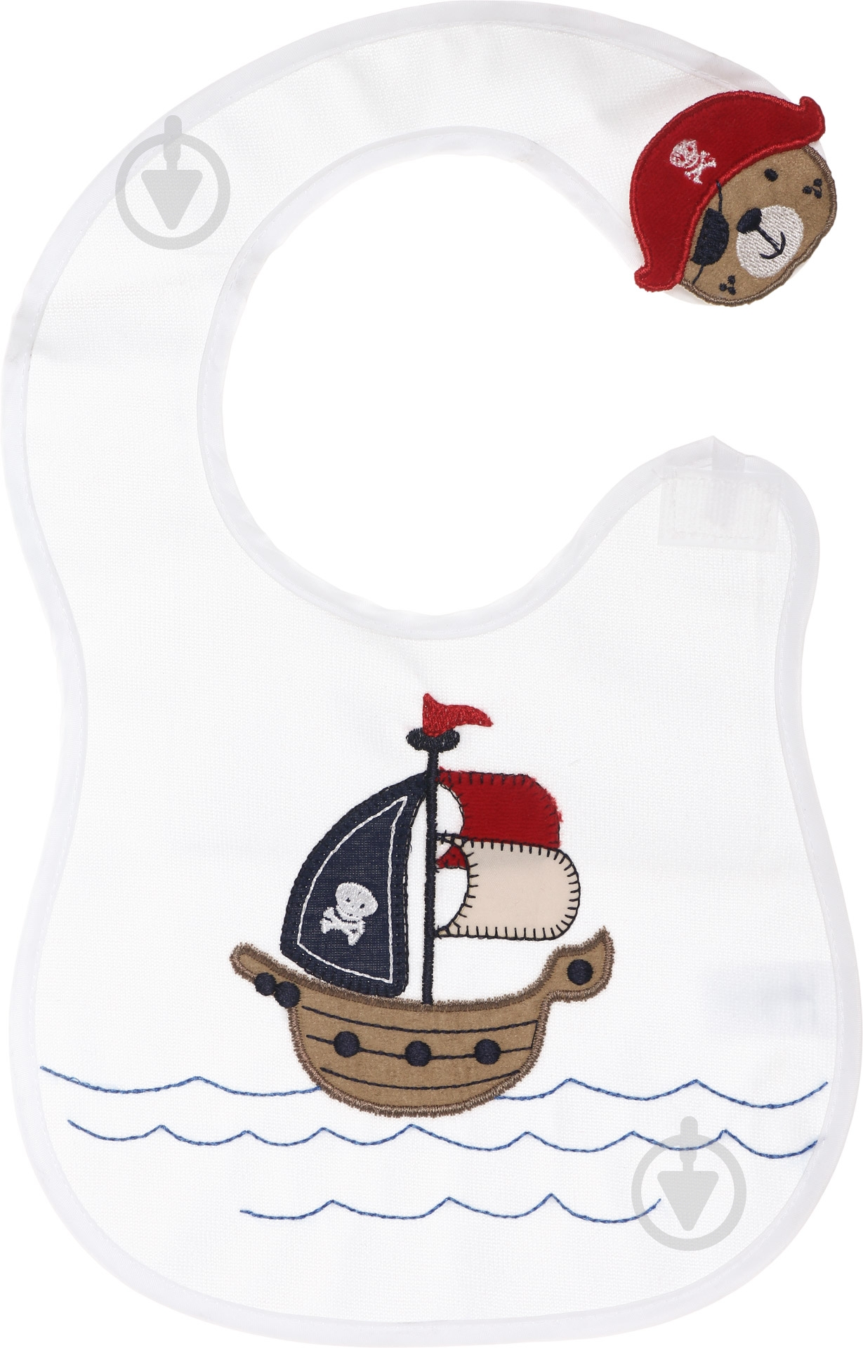 Слюнявчик Sevi Bebe 71 синий - фото 1