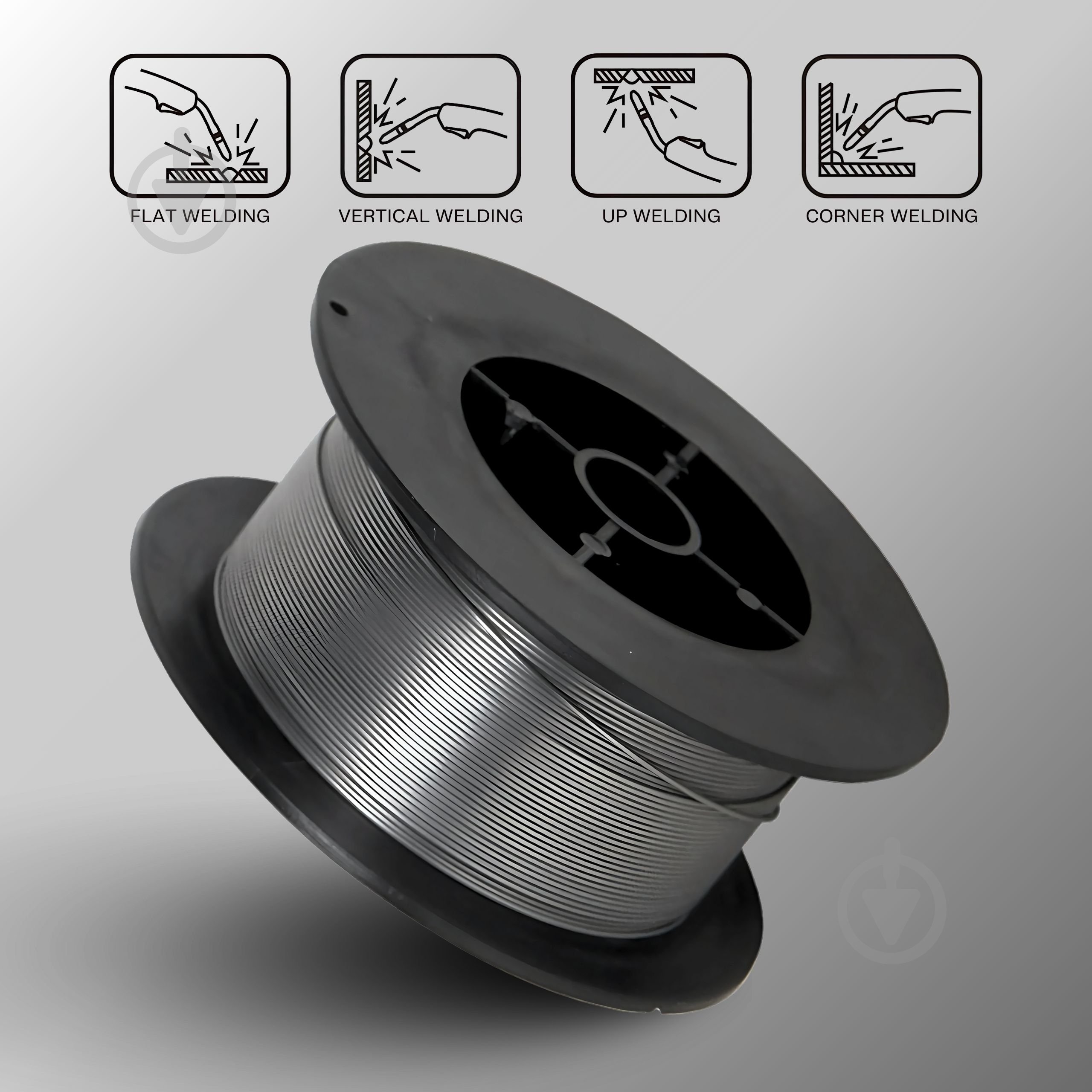 Проволока сварочная флюсовая Gradient E71T-GS 0,8 мм 0,45 кг - фото 8 Проволока сварочная флюсовая Gradient E71T-GS 0,8 мм 0,45 кг - фото 8