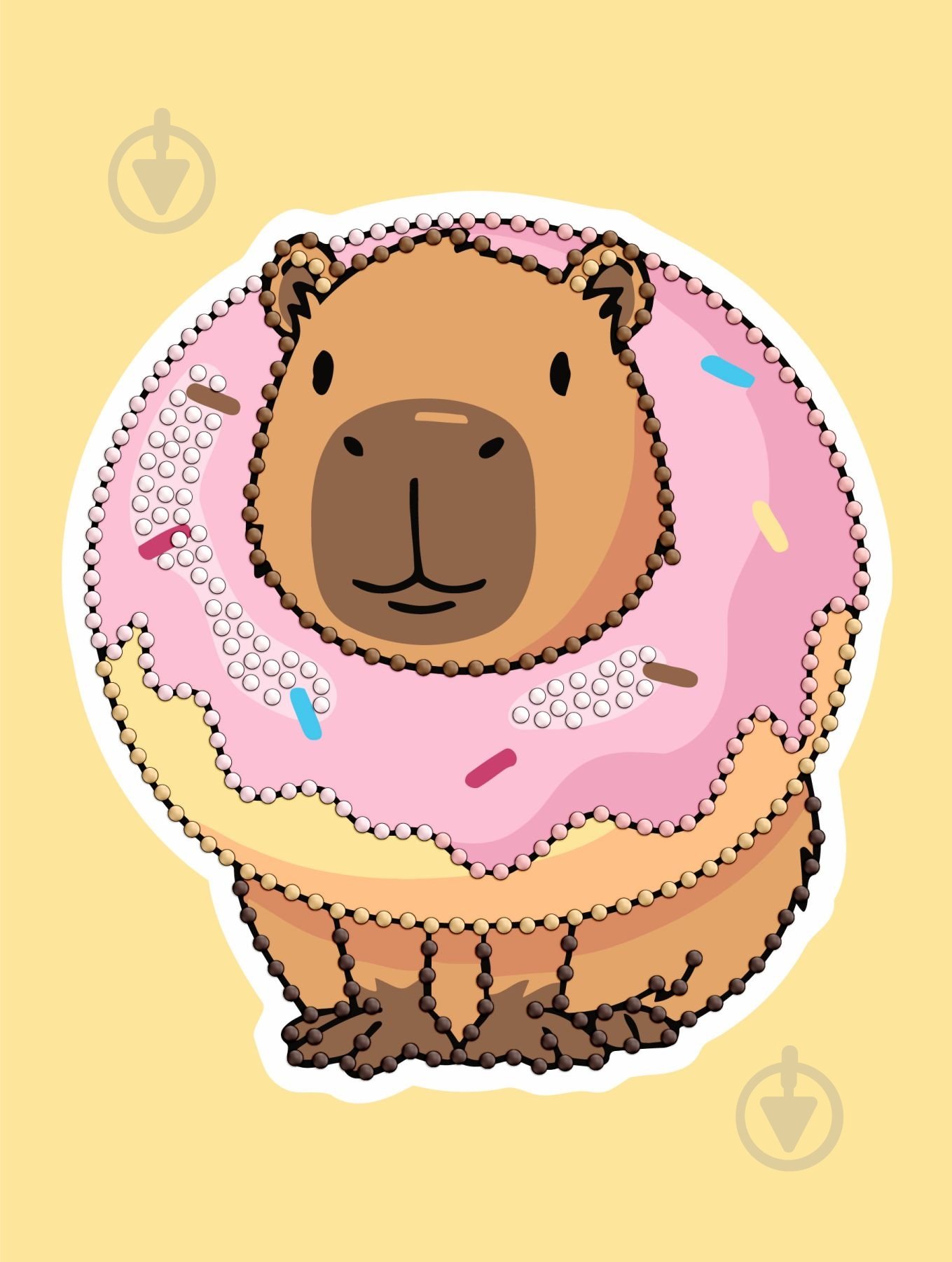 Алмазная мозаика Сладкий капибара Ideyka - фото 1