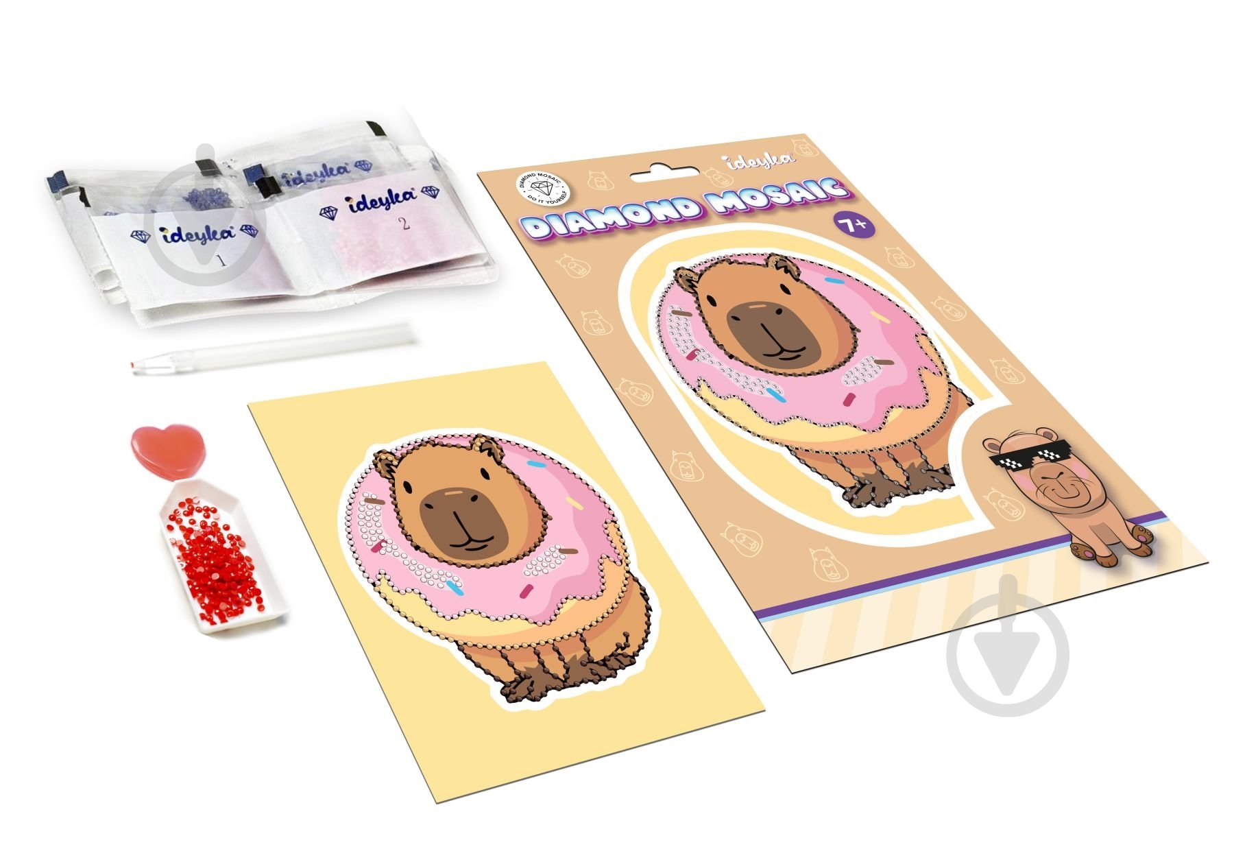 Алмазная мозаика Сладкий капибара Ideyka - фото 2