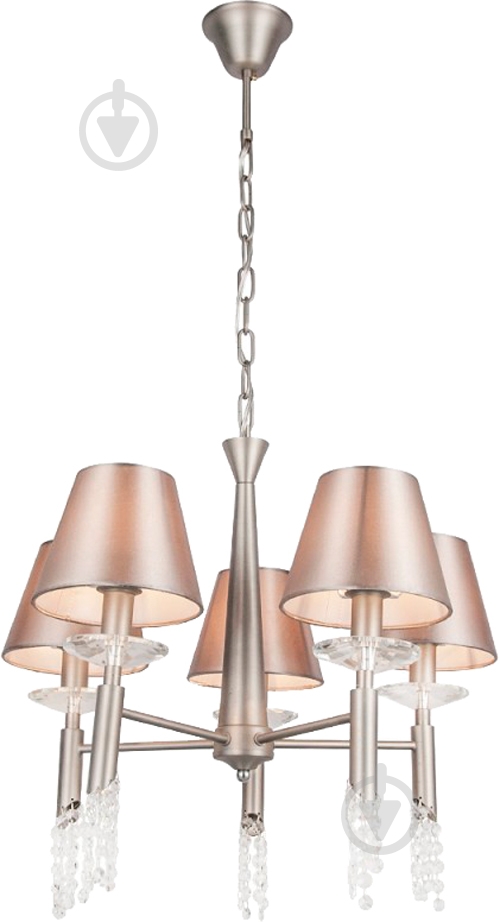 Люстра Victoria Lighting ARIEL/SP5 5x40 Вт E14 бежевый - фото 1