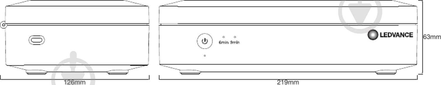 Бокс для стерилізації портативний Ledvance Sterilisation box 5V 1А USB - фото 3