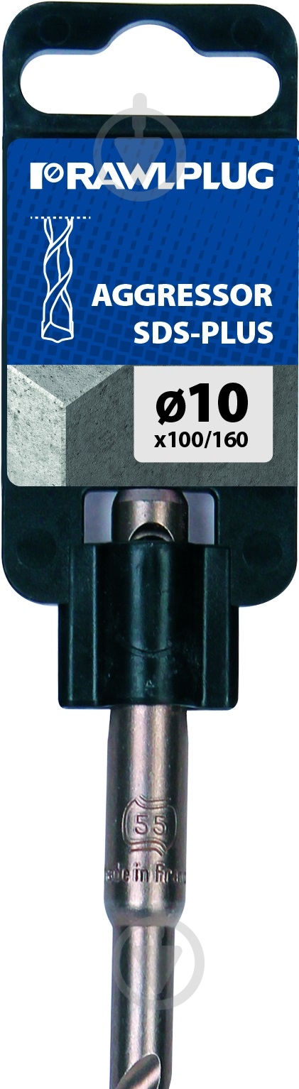 Сверло по бетону Rawlplug Aggressor 1 шт. RT-SDSA-20/310 - фото 2
