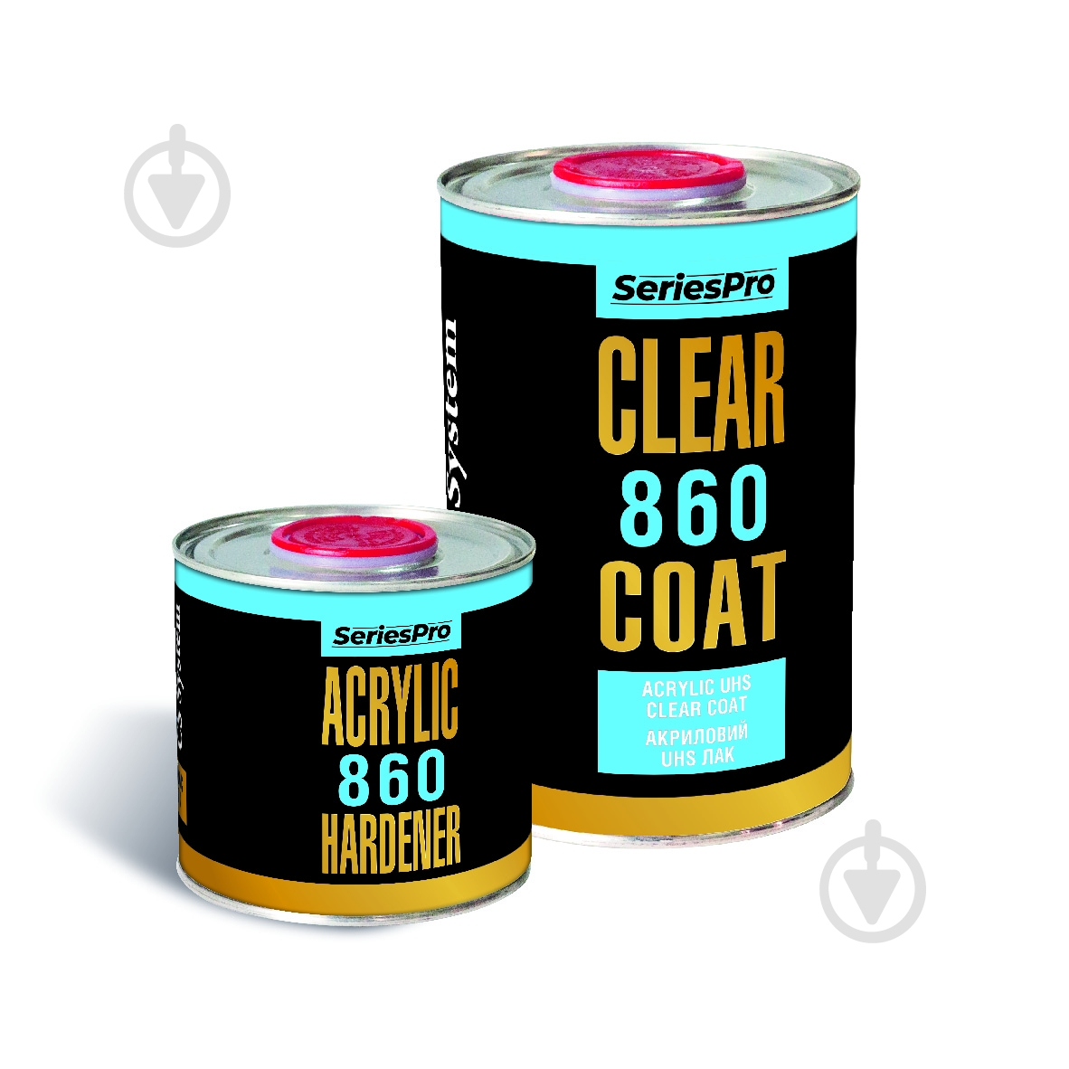 Лак акриловый Series Pro Clear Coat UHS 860 с высоким сухим остатком CS System 1000 мл - фото 1 Лак акриловый Series Pro Clear Coat UHS 860 с высоким сухим остатком CS System 1000 мл - фото 1