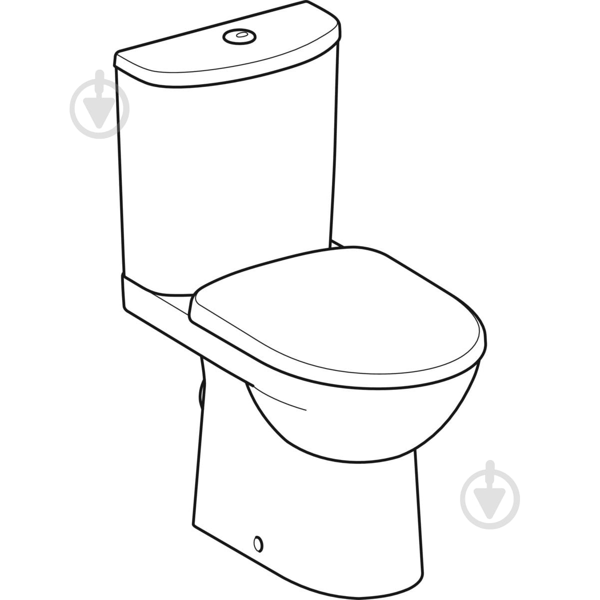 Унітаз-компакт Geberit Selnova Rimfree із сидінням 501.753.00.1 - фото 2