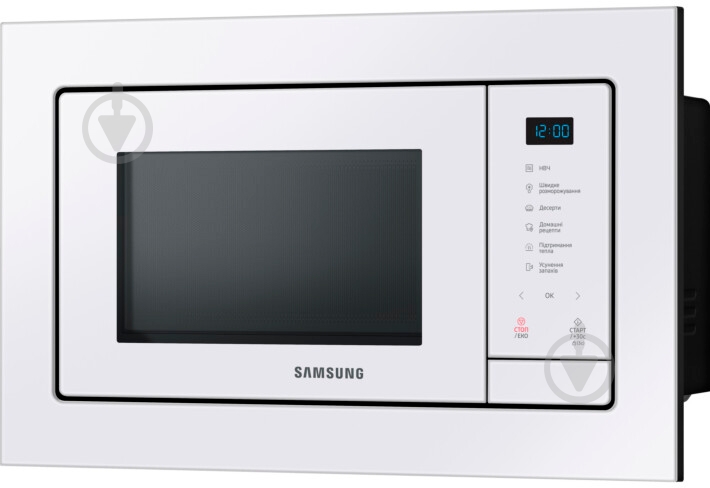 Вбудовувана мікрохвильова піч Samsung MS23A7118AW/UA - фото 2