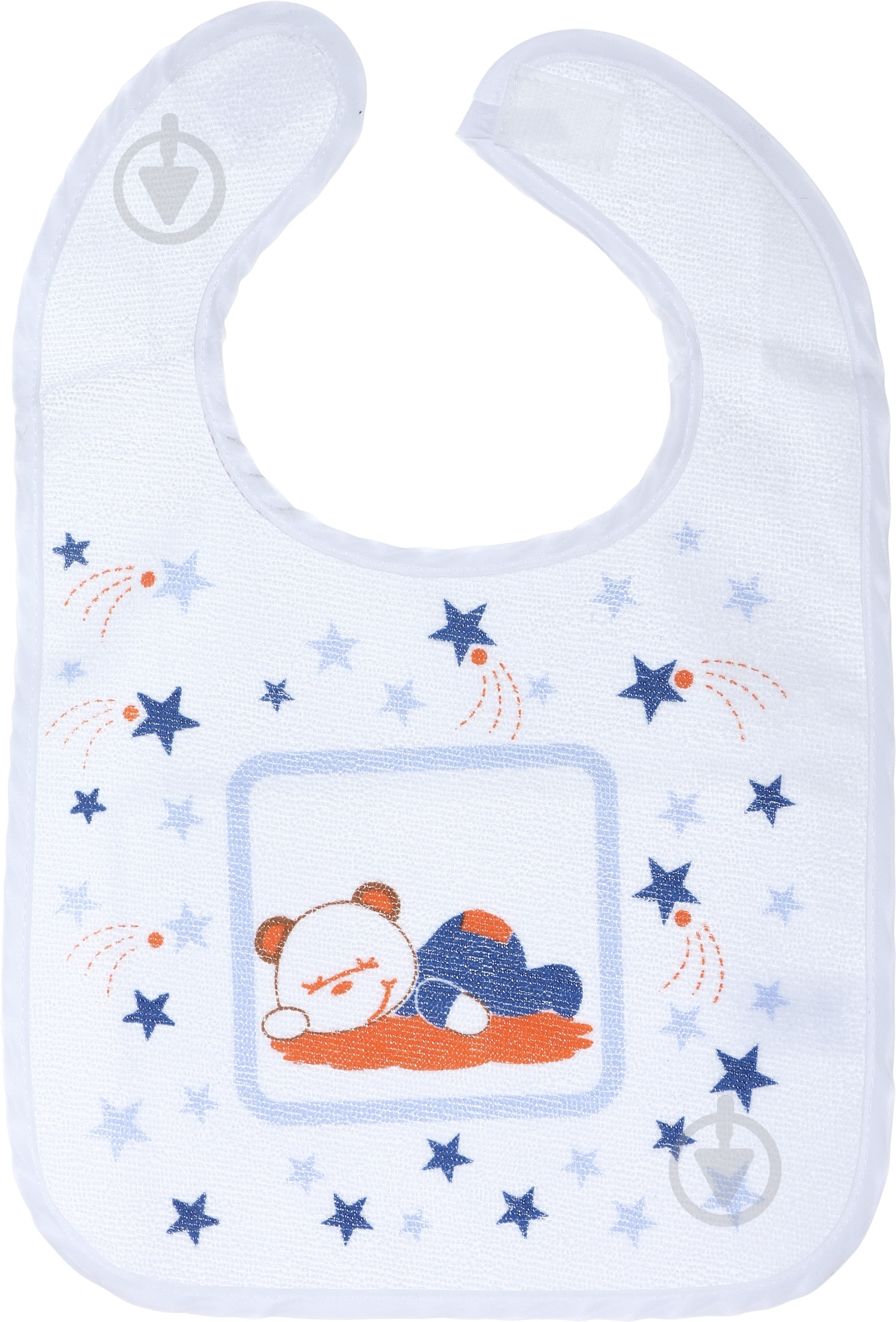 Слюнявчик Sevi Bebe 506 синий - фото 1 Слюнявчик Sevi Bebe 506 синий - фото 1