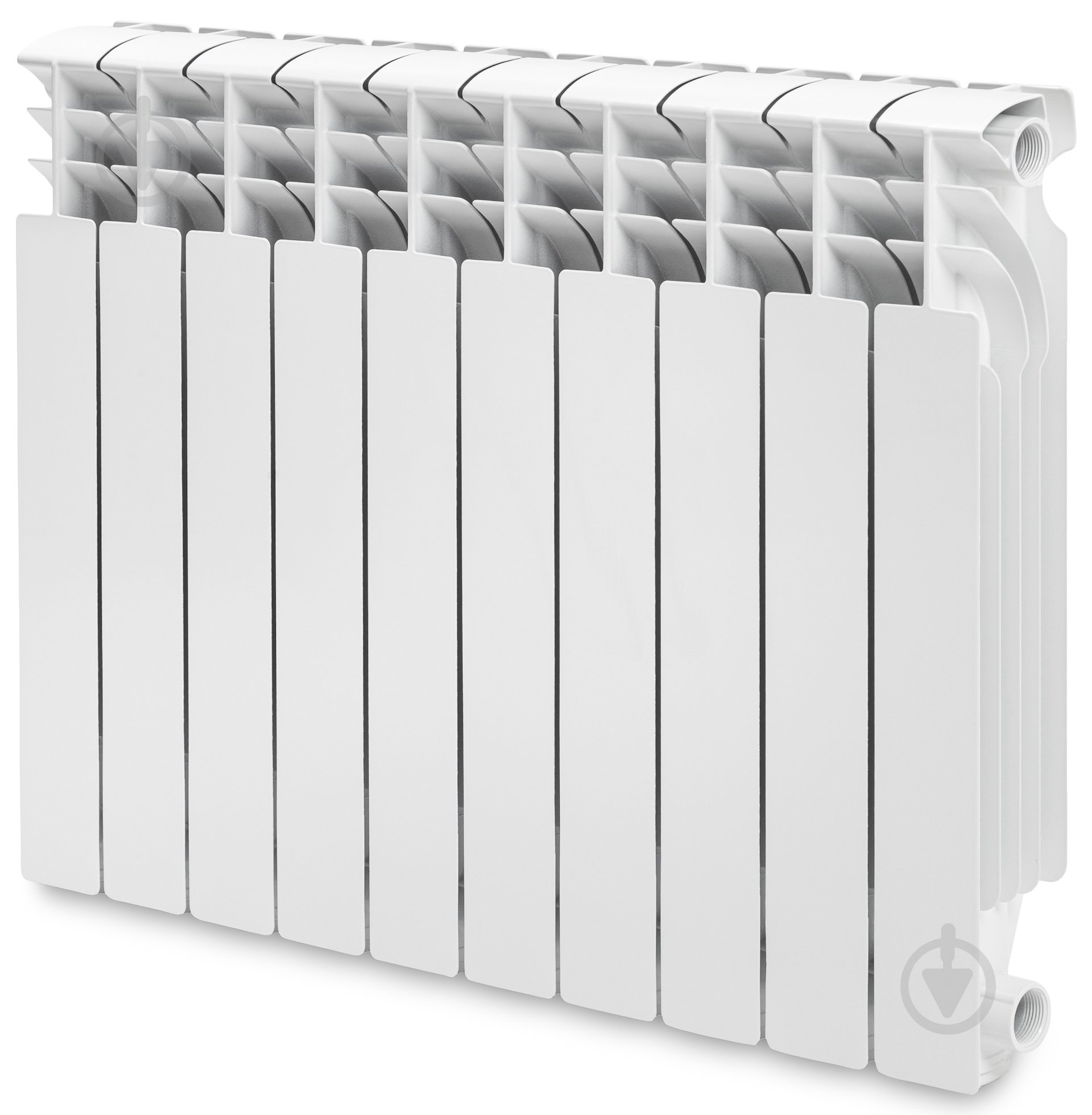 Радиатор алюминиевый Mirado/Diva 96/500 16 Aтм - фото 1