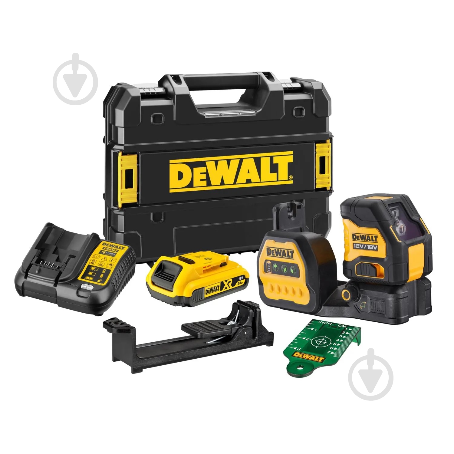 Рівень лазерний DeWalt лінійний DCE088D1G18 - фото 1 Рівень лазерний DeWalt лінійний DCE088D1G18 - фото 1