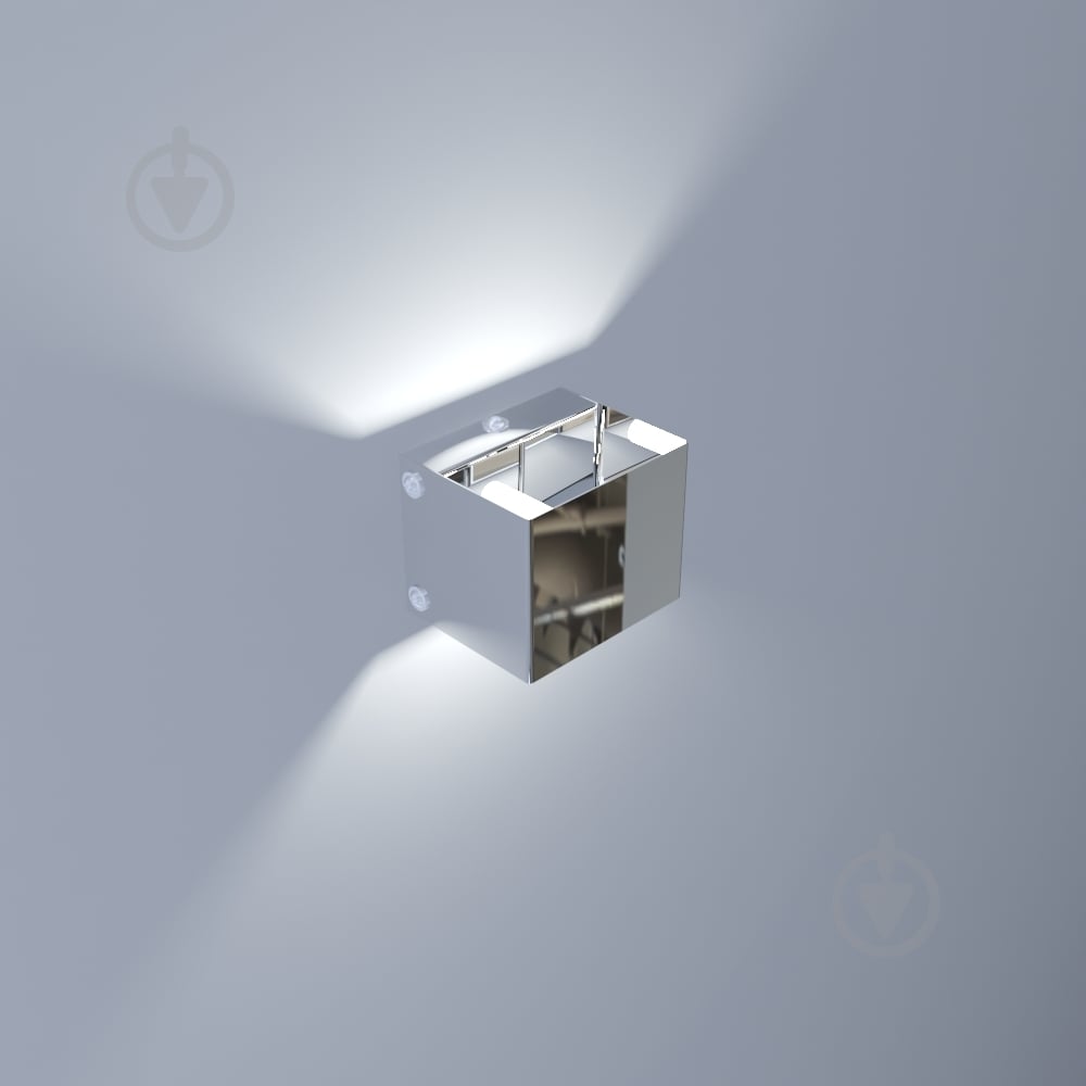 Подсветка декоративная Iterna 2Qube 1xG4 хром - фото 4