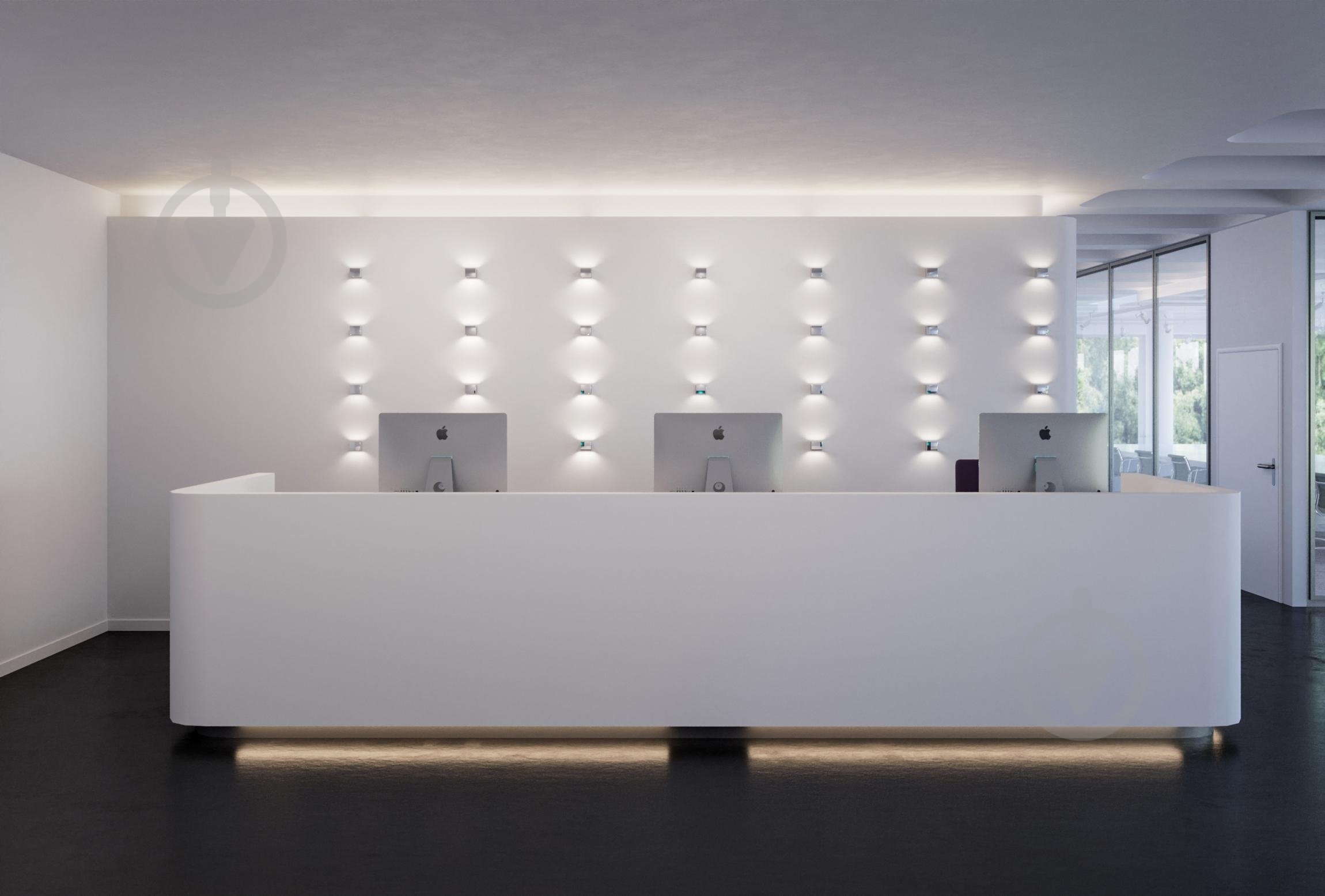 Подсветка декоративная Iterna 2Qube 1xG4 хром - фото 6