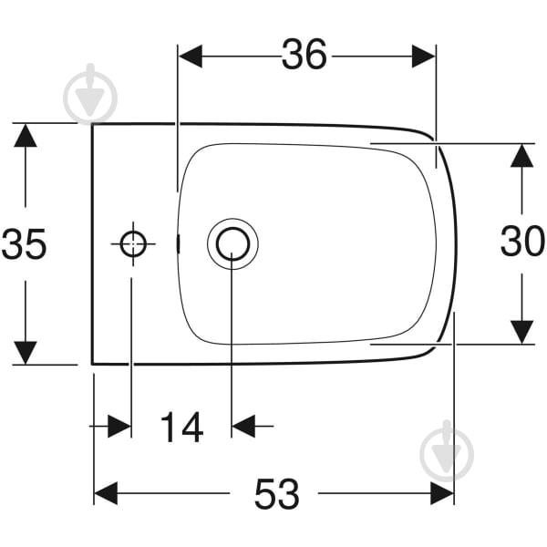 Біде підвісне Geberit Selnova Square - фото 6