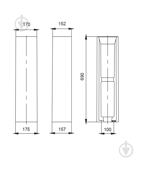 Пьедестал для умывальника Kolo Status - фото 2 Пьедестал для умывальника Kolo Status - фото 2
