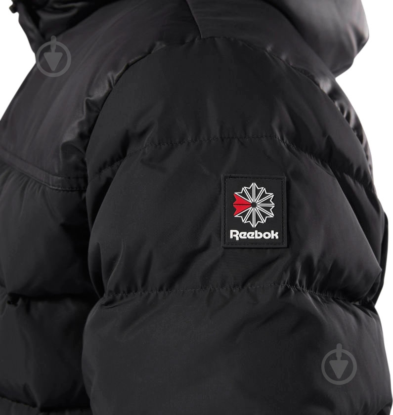 Пуховик Reebok F DOWN MID JACKET DH2144 р.M черный - фото 3