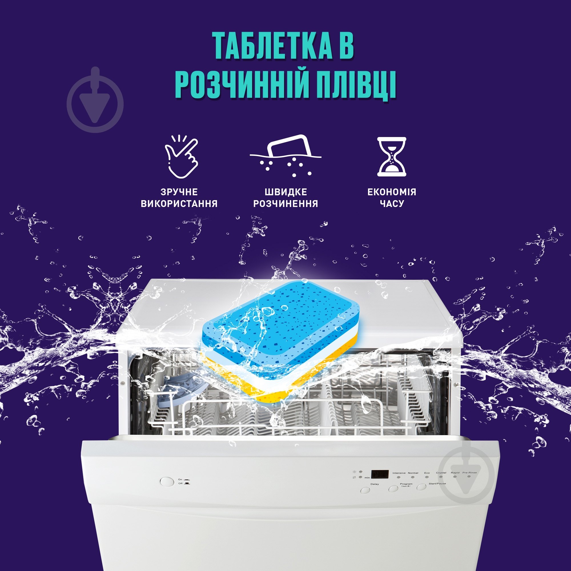 Таблетки для посудомоечных машин Vortеx All in one 40 шт. - фото 3