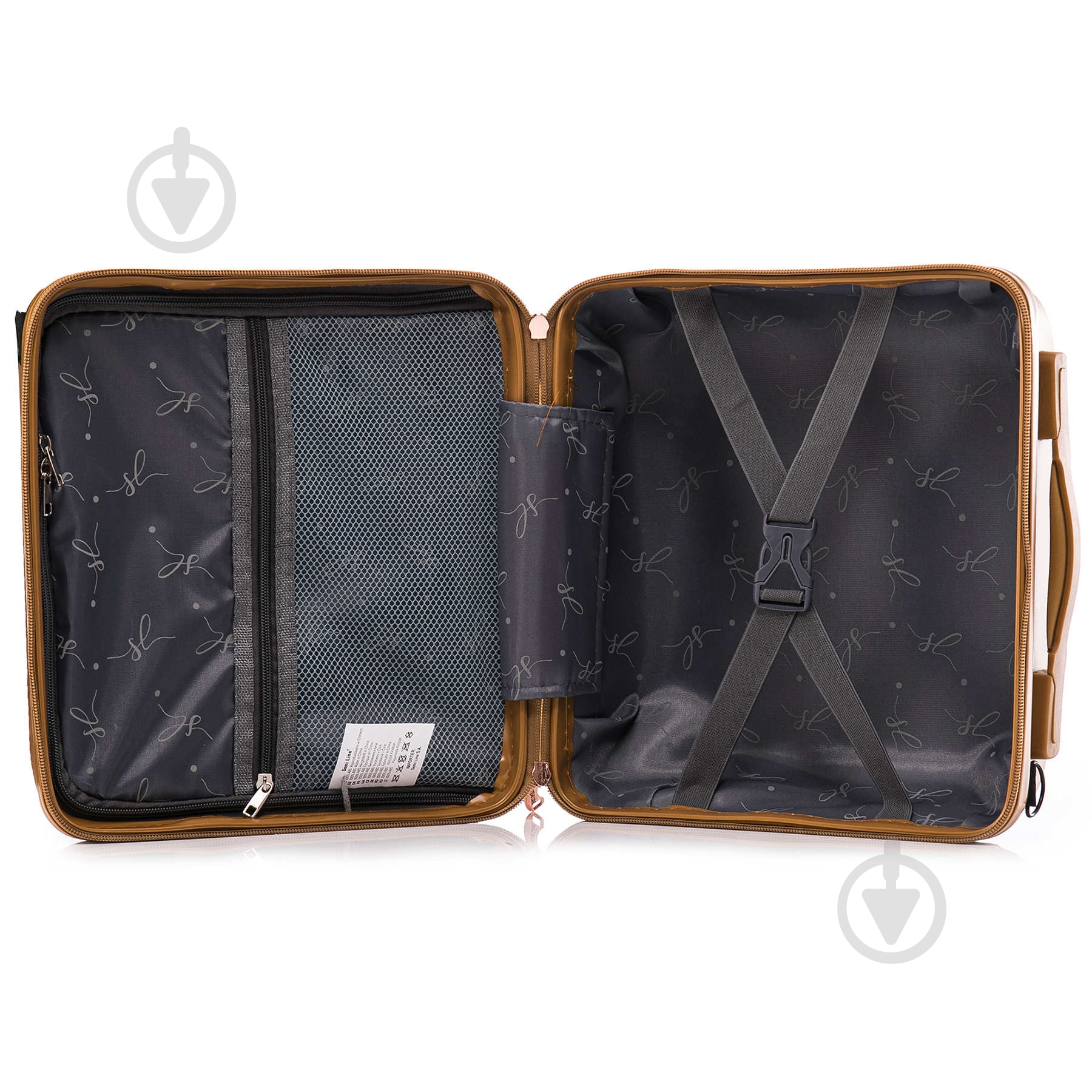 Б'юті-кейс SEMI LINE T5667-1 16 л 1035 Золотиста 16 л Gold (T5667-1) - фото 4 Б'юті-кейс SEMI LINE T5667-1 16 л 1035 Золотиста 16 л Gold (T5667-1) - фото 4