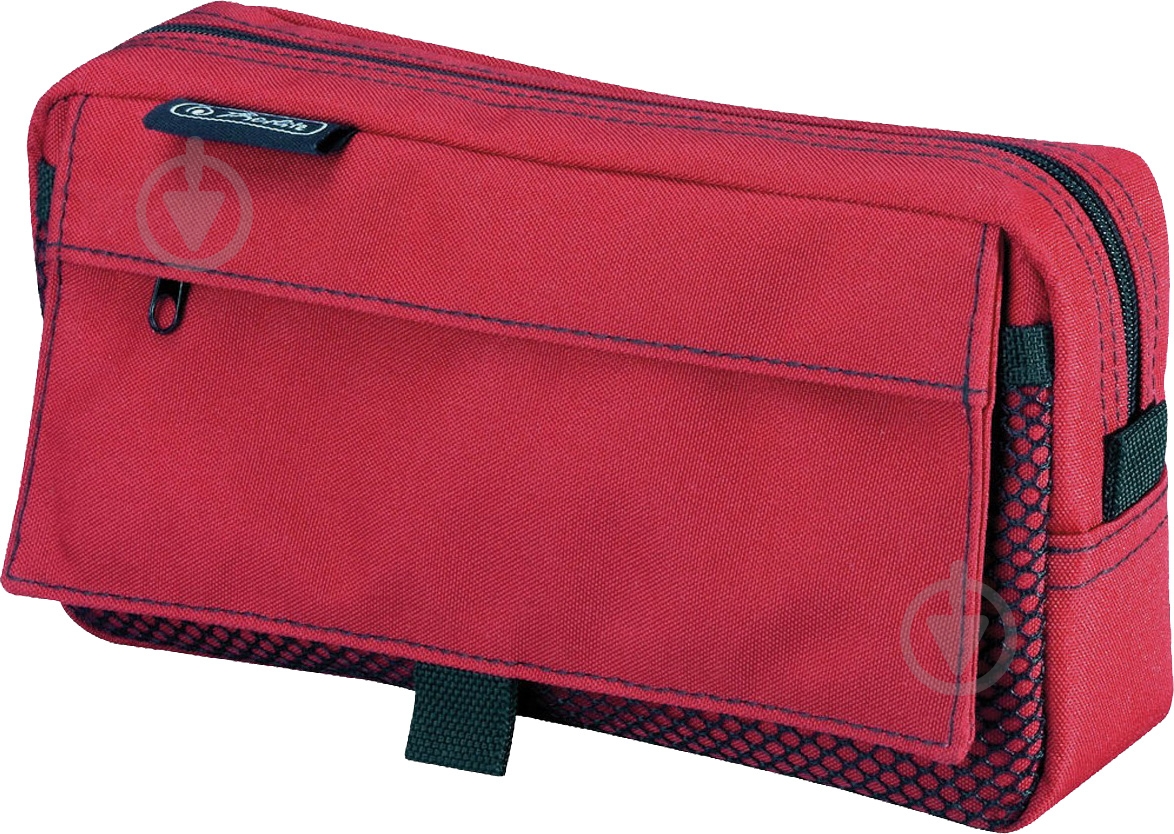 Пенал Pockets Red 11415940 Herlitz красный - фото 1