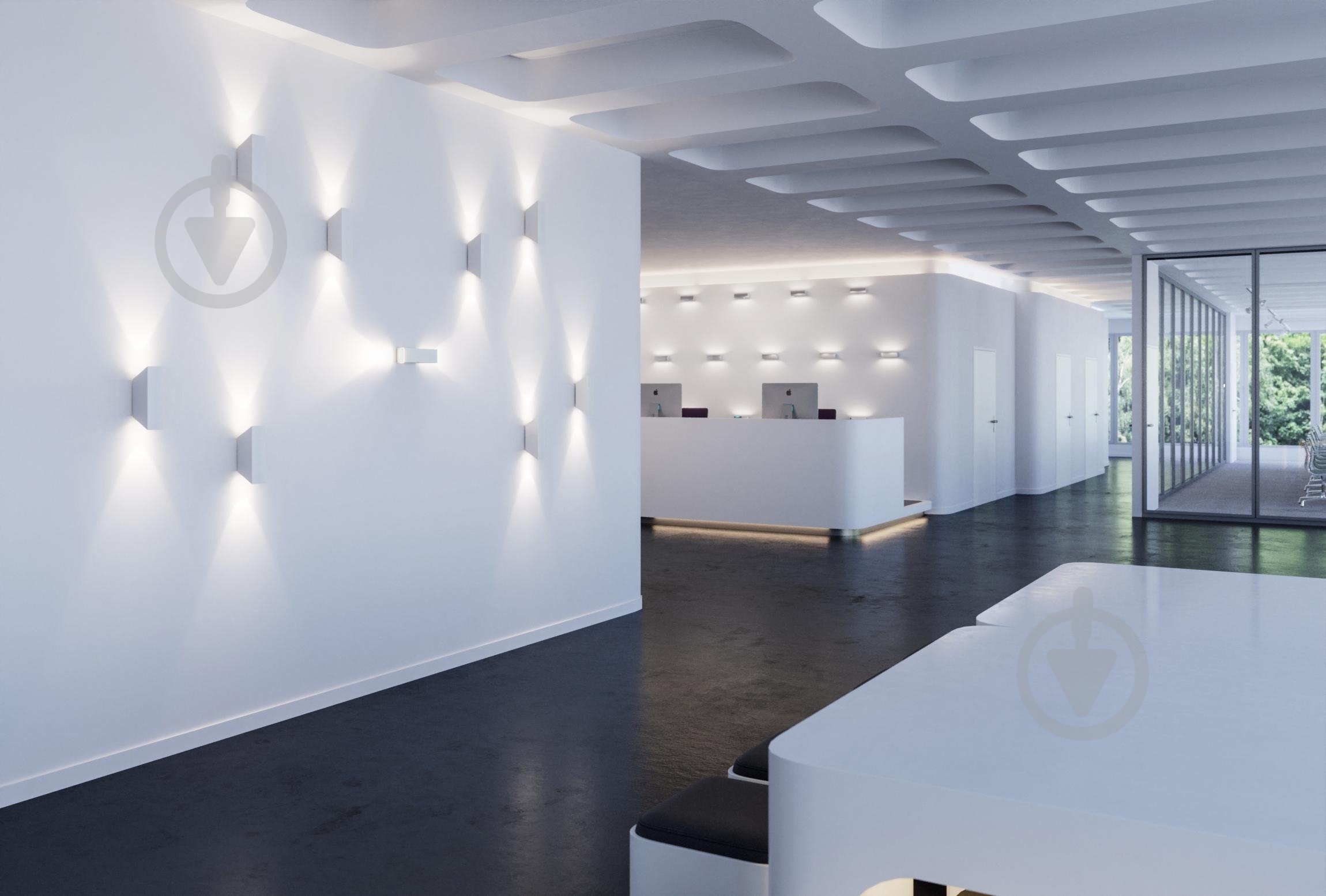 Подсветка декоративная Iterna Wall BRICK 2xGU10 белый - фото 6